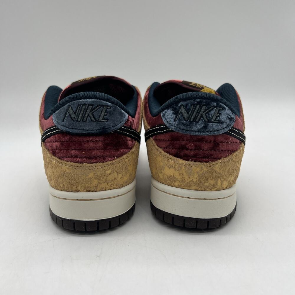 Mens Size 7.5 Nike SB Dunk Low Celestial Gold Black Sneakers FZ1278 200 - Picture 6 of 7